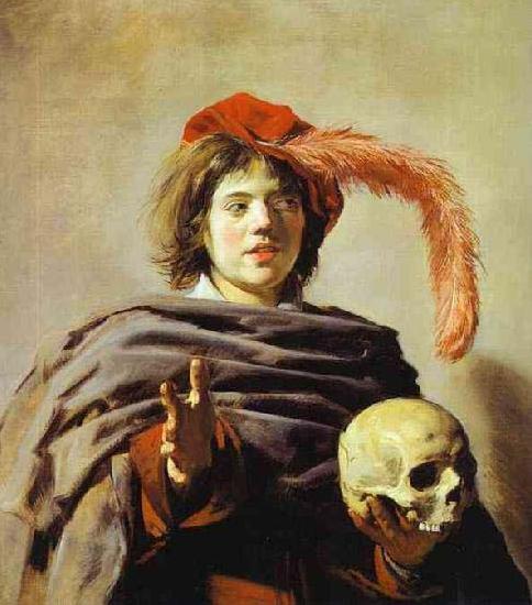 Frans Hals Youth with a Skull